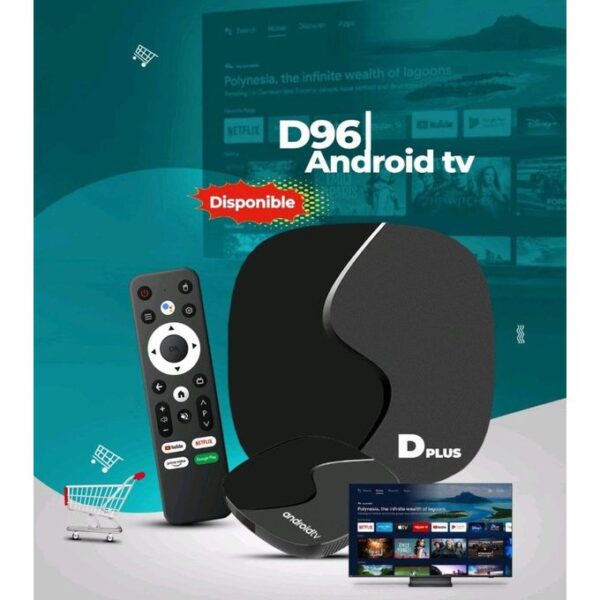 صندوق تلفزيون دي بي أندرويد تي في D96 مع اشتراك IP لمدة 12 شهرًا مجانًا - Image 7