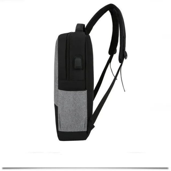 مجموعة حقائب ظهر 3 في 1 للكمبيوتر المحمول منفذ شحن USB ذكي وتصميم مضاد للسرقة متوفرة بالرمادي والأزرق والأحمر - Image 5