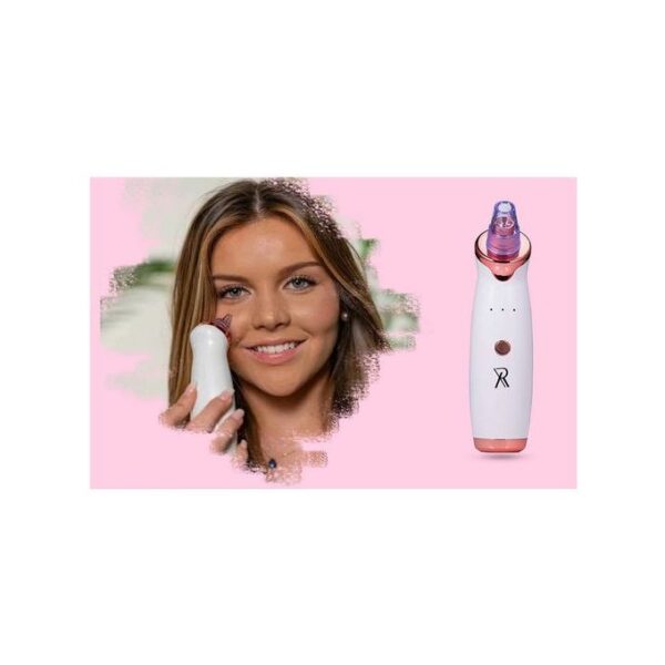 جهاز تنظيف مسام البشرة وشفط الرؤوس السوداء من R Cleaner 5 رؤوس تبديل و 3 مستويات شفط شحن USB - Image 5
