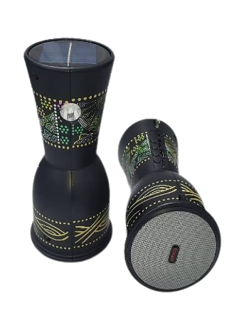 سبيكر "دربوكة" Bokaini S92U-1 المتعدد الوظائف مع ميكروفون وشحن شمسي. - Image 9