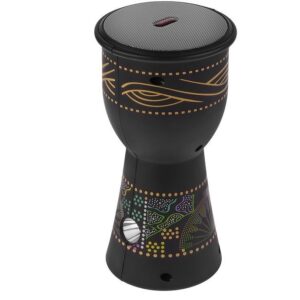 سبيكر Bokaini S92U-1 شكل دربوكة مع ميكروفون وشحن شمسي ألوان مختلفة.