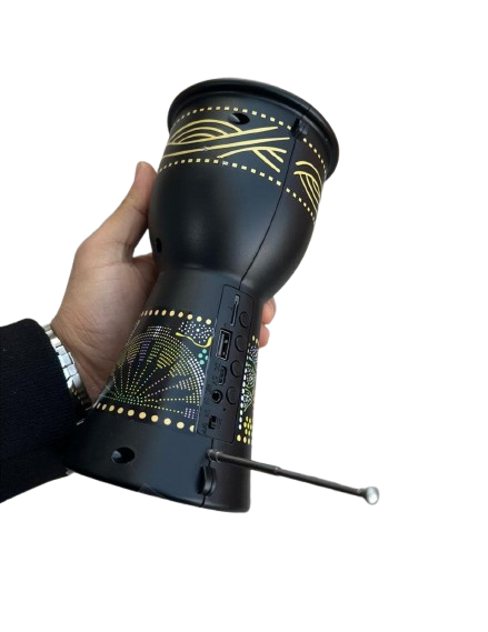 سبيكر "دربوكة" Bokaini S92U-1 المتعدد الوظائف مع ميكروفون وشحن شمسي. - Image 7