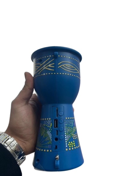 سبيكر "دربوكة" Bokaini S92U-1 المتعدد الوظائف مع ميكروفون وشحن شمسي. - Image 6