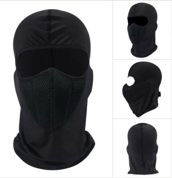 قناع باليكلافا (Balaclava) الرياضي بفلتر شبكي للتنفس حماية كاملة للوجه والرقبة. - Image 2